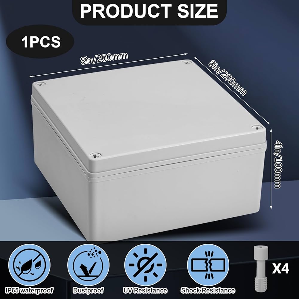 Kanayu Conduit Box Electrical Junction Box Plastic Dustproof